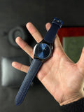 UN BLUE DIAL SILVER CASE X BLUE STRAPS